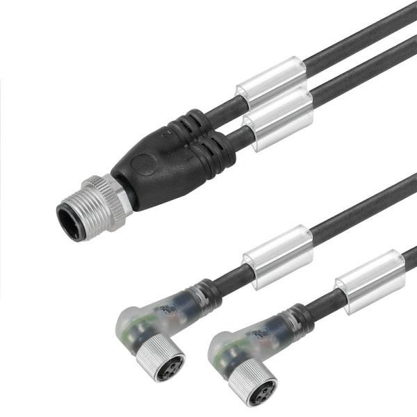 WEIDMÜLLER - Kabel, Einseitig offen, M12 / M8