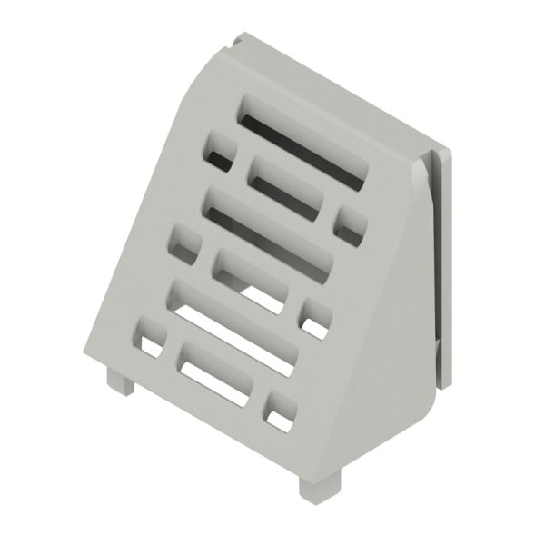 WEIDMÜLLER - Abdeckhaube, OMNIMATE Housing - Serie CH20M achatgrau, Breite: 22.5mm