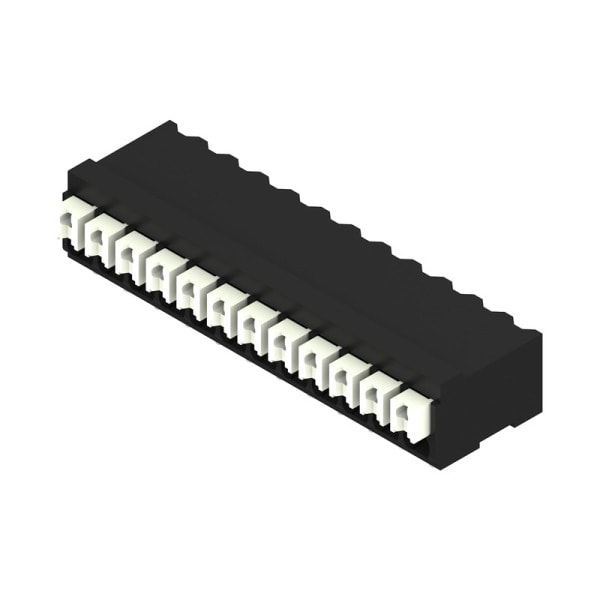 WEIDMÜLLER - Leiterplattenklemme, 3.50mm, Polzahl:12, Abgang: 90°, PUSH IN