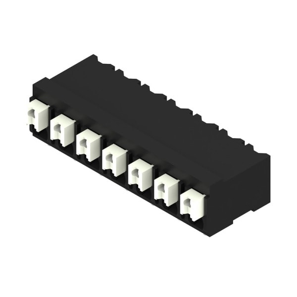 WEIDMÜLLER - Leiterplattenklemme, 5.00mm, Polzahl:7, Abgang: 90°, PUSH IN