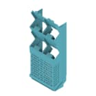 WEIDMÜLLER - Modular Gehäuse, OMNIMATE Housing - Serie CH20M blau, Breite: 45mm
