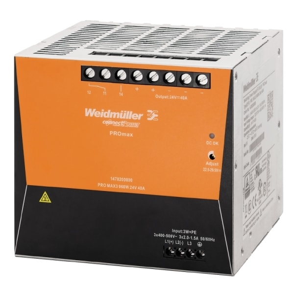 WEIDMÜLLER - Gleichstromversorgung, 960 W, 40A 60 °C