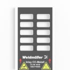WEIDMÜLLER - Inlay Gerätemarkierer, CC-M 10/30, Ausführung: Aufnahme von 10 Schildern