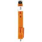 WEIDMÜLLER - Leiterplattenklemme, Zubehör, Trennelement, orange, Polzahl:1