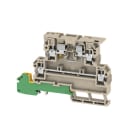WEIDMÜLLER - Sicherungs-Reihenklemme, Schraubanschl, mit PE-Anschluss, 4mm², 36V, 6.3A