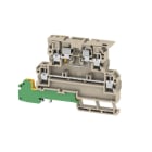 WEIDMÜLLER - Sicherungs-Reihenklemme, Schraubanschl,mit PE-Anschluss, 4mm², 150V, 6.3A