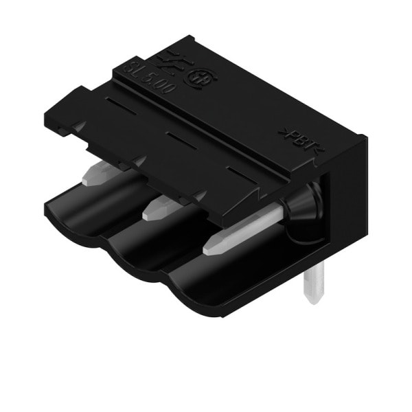 WEIDMÜLLER - Leiterplattensteckverbinder (Platine), 5mm, Polzahl: 3, Abgangswinkel: 90°