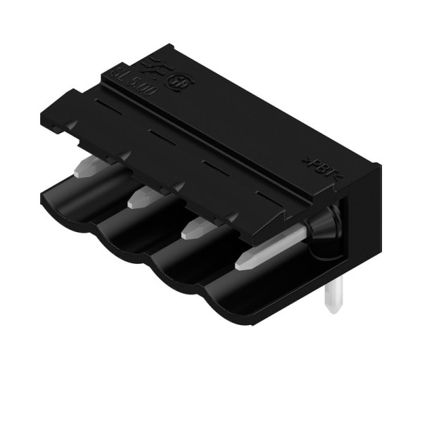 WEIDMÜLLER - Leiterplattensteckverbinder (Platine), 5mm, Polzahl: 4, Abgangswinkel: 90°