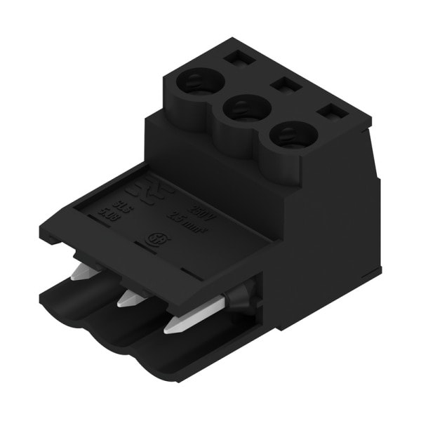 WEIDMÜLLER - Leiterplattensteckverbinder (Leiter), 5.08mm, Polzahl: 3, Zugbügelanschluss