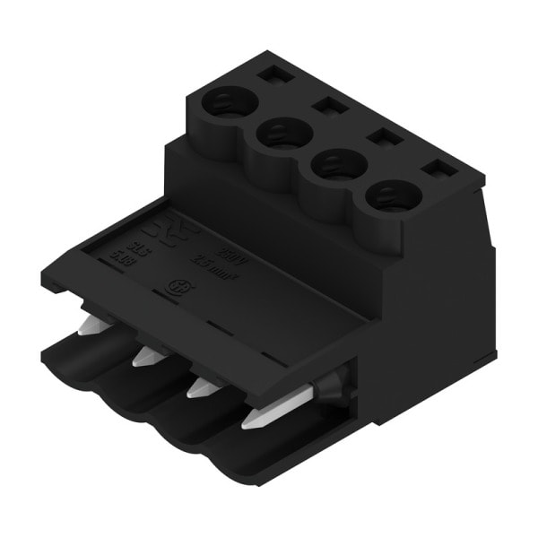WEIDMÜLLER - Leiterplattensteckverbinder (Leiter), 5.08mm, Polzahl: 4, Zugbügelanschluss