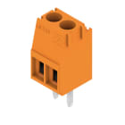 WEIDMÜLLER - Leiterplattenklemme, 3.50mm, Polzahl:2, Abgang: 90°, Zugbügelanschluss