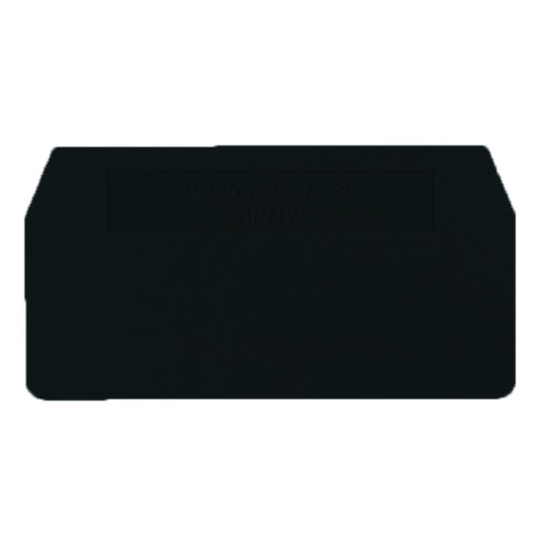 WEIDMÜLLER - Trennwand (Klemmen), Abschluss- und Zwischenplatte, 59.5x30.5mm, schwarz