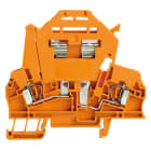 WEIDMÜLLER - Sicherungs-Reihenklemme, Zugfederanschluss, ohne LED, 2.5mm², orange