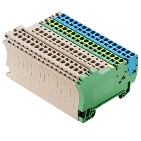 WEIDMÜLLER - Initiator-, Aktor-Reihenklemme, Zugfederanschl, 1.5mm², 250V, 17.5A