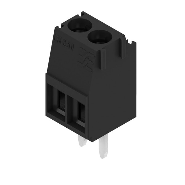WEIDMÜLLER - Leiterplattenklemme, 3.50mm, Polzahl:2, Abgang: 90°, Zugbügelanschluss