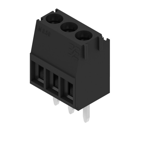 WEIDMÜLLER - Leiterplattenklemme, 3.50mm, Polzahl:3, Abgang: 90°, Zugbügelanschluss