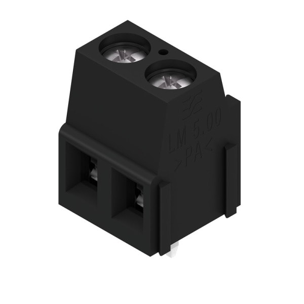WEIDMÜLLER - Leiterplattenklemme, 5.08mm, Polzahl:2, Abgang: 90°, Zugbügelanschluss
