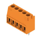 WEIDMÜLLER - Leiterplattenklemme, 3.50mm, Polzahl:5, Abgang: 90°, Zugbügelanschluss