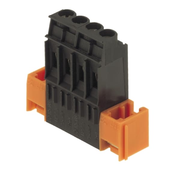 WEIDMÜLLER - Leiterplattenklemme, Zubehör, Befestigungsblock, orange, Polzahl:1