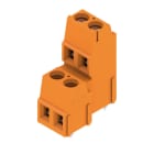 WEIDMÜLLER - Leiterplattenklemme, 5.08mm, Polzahl:4, Abgang: 90°, Zugbügelanschluss