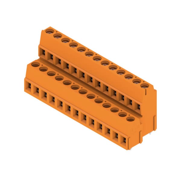 WEIDMÜLLER - Leiterplattenklemme, 5.08mm, Polzahl:26, Abgang: 90°, Zugbügelanschluss