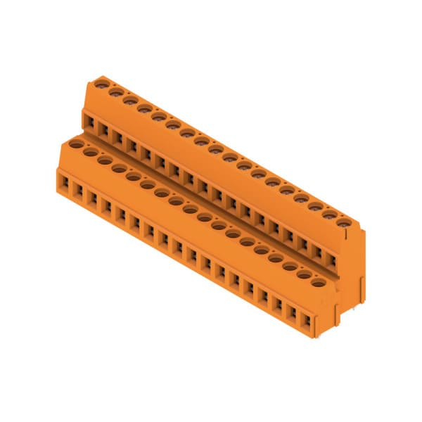 WEIDMÜLLER - Leiterplattenklemme, 5.08mm, Polzahl:36, Abgang: 90°, Zugbügelanschluss