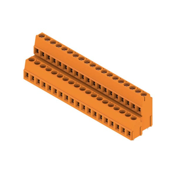 WEIDMÜLLER - Leiterplattenklemme, 5.08mm, Polzahl:38, Abgang: 90°, Zugbügelanschluss