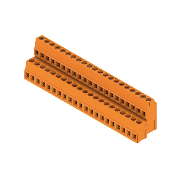 WEIDMÜLLER - Leiterplattenklemme, 5.08mm, Polzahl:42, Abgang: 90°, Zugbügelanschluss