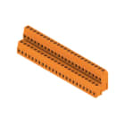 WEIDMÜLLER - Leiterplattenklemme, 5.08mm, Polzahl:46, Abgang: 90°, Zugbügelanschluss