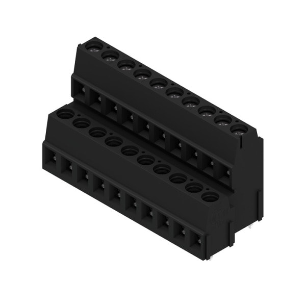 WEIDMÜLLER - Leiterplattenklemme, 5.08mm, Polzahl:20, Abgang: 90°, Zugbügelanschluss