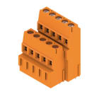 WEIDMÜLLER - Leiterplattenklemme, 5.08mm, Polzahl:10, Abgang: 90°, Zugbügelanschluss