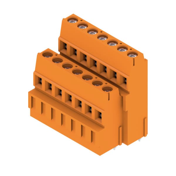WEIDMÜLLER - Leiterplattenklemme, 5.08mm, Polzahl:14, Abgang: 90°, Zugbügelanschluss