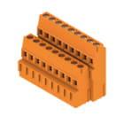 WEIDMÜLLER - Leiterplattenklemme, 5.08mm, Polzahl:18, Abgang: 90°, Zugbügelanschluss