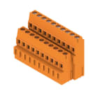 WEIDMÜLLER - Leiterplattenklemme, 5.08mm, Polzahl:20, Abgang: 90°, Zugbügelanschluss