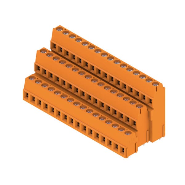WEIDMÜLLER - Leiterplattenklemme, 5.08mm, Polzahl:48, Abgang: 90°, Zugbügelanschluss