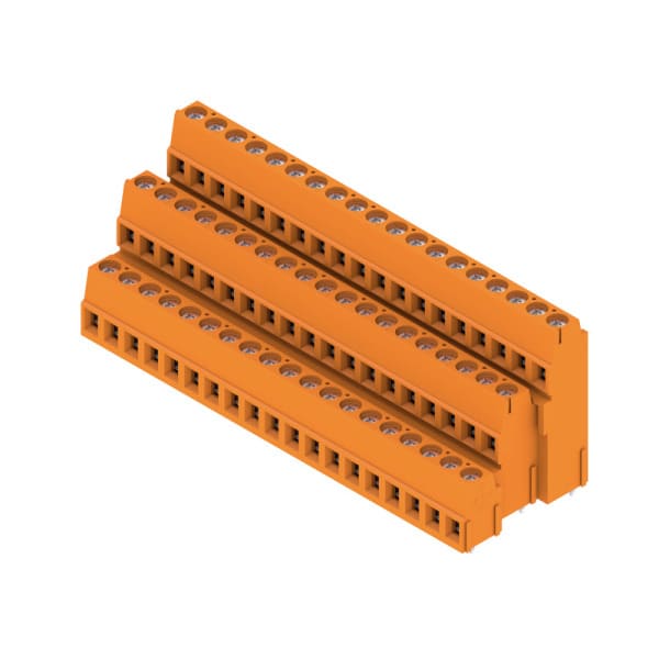 WEIDMÜLLER - Leiterplattenklemme, 5.08mm, Polzahl:57, Abgang: 90°, Zugbügelanschluss