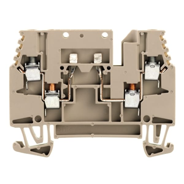 WEIDMÜLLER - Prüftrenn-Reihenklemme WTR, Schraub, 2.5mm², 400V, 16A, dunkelbeige