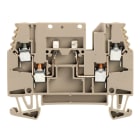 WEIDMÜLLER - Prüftrenn-Reihenklemme WTR, Schraub, 2.5mm², 400V, 16A, dunkelbeige