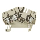 WEIDMÜLLER - Durchgangs-Reihenklemme, Zugfederanschluss, 4mm², 800V, 32A, dunkelbeige