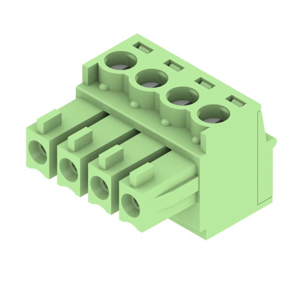 WEIDMÜLLER - Leiterplattensteckverbinder (Leiter), 3.81mm, Polzahl: 4, Zugbügelanschluss