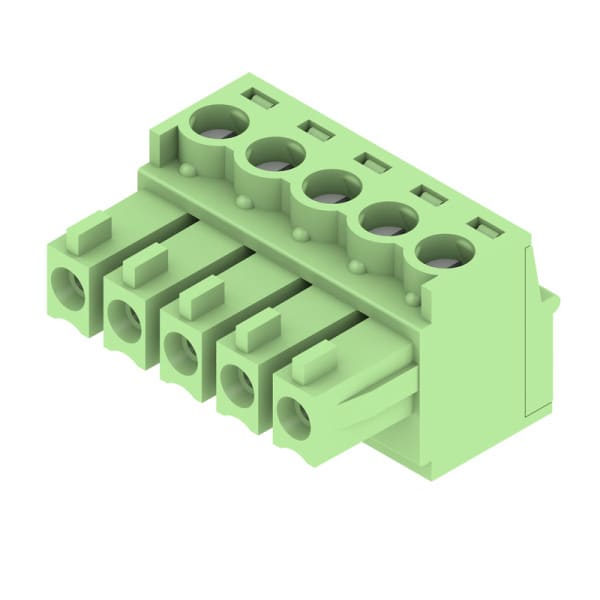 WEIDMÜLLER - Leiterplattensteckverbinder (Leiter), 3.81mm, Polzahl: 5, Zugbügelanschluss