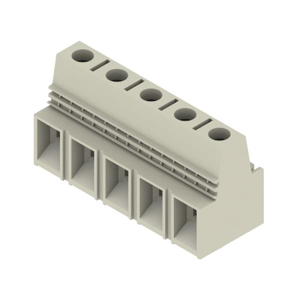 WEIDMÜLLER - Leiterplattenklemme, 15.00mm, Polzahl:5, Abgang: 90°, Zugbügelanschluss