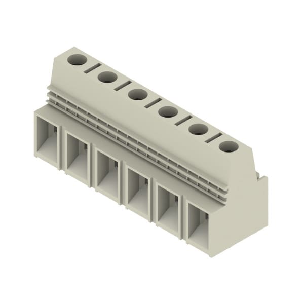 WEIDMÜLLER - Leiterplattenklemme, 15.00mm, Polzahl:6, Abgang: 90°, Zugbügelanschluss