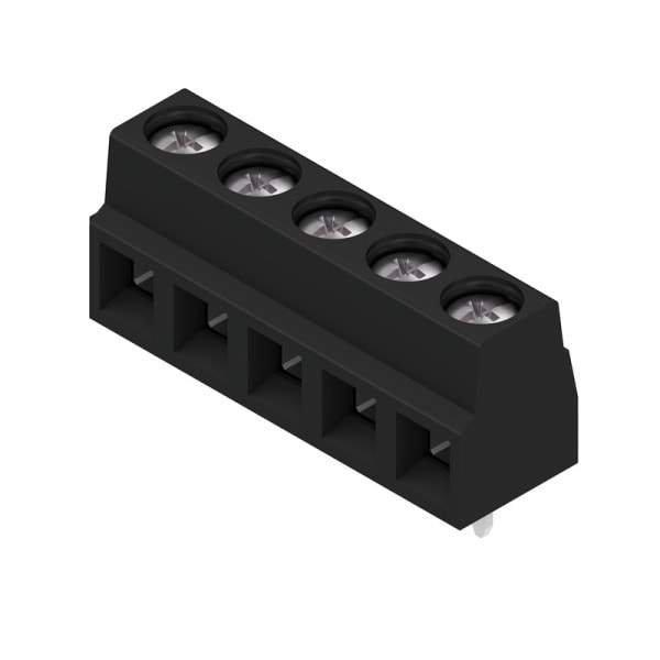 WEIDMÜLLER - Leiterplattenklemme, 5.08mm, Polzahl:5, Abgang: 90°, Zugbügelanschluss