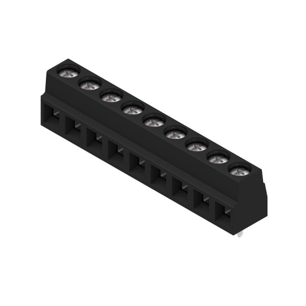 WEIDMÜLLER - Leiterplattenklemme, 5.08mm, Polzahl:9, Abgang: 90°, Zugbügelanschluss