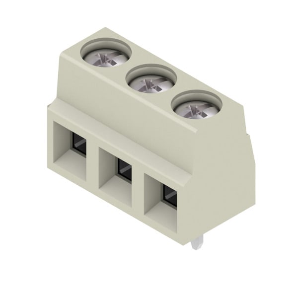 WEIDMÜLLER - Leiterplattenklemme, 5.08mm, Polzahl:3, Abgang: 90°, Zugbügelanschluss