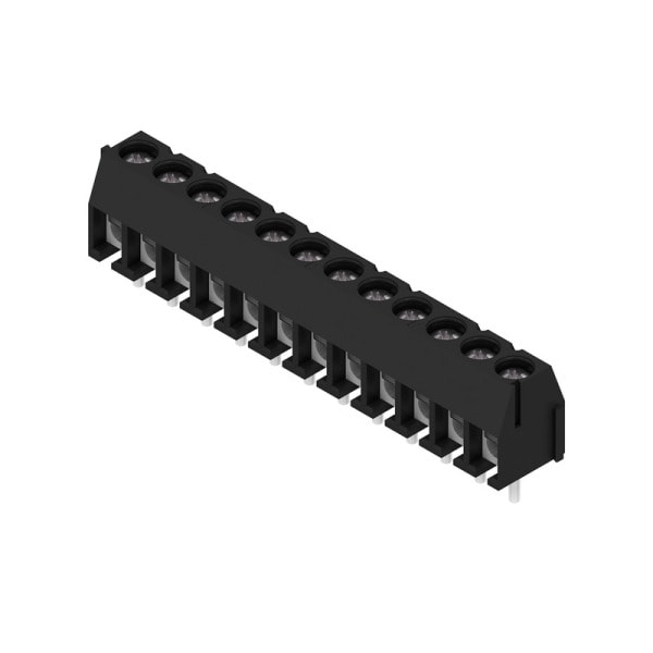 WEIDMÜLLER - Leiterplattenklemme, 3.50mm, Polzahl:12, Abgang: 90°, Druckbügel-Anschluss