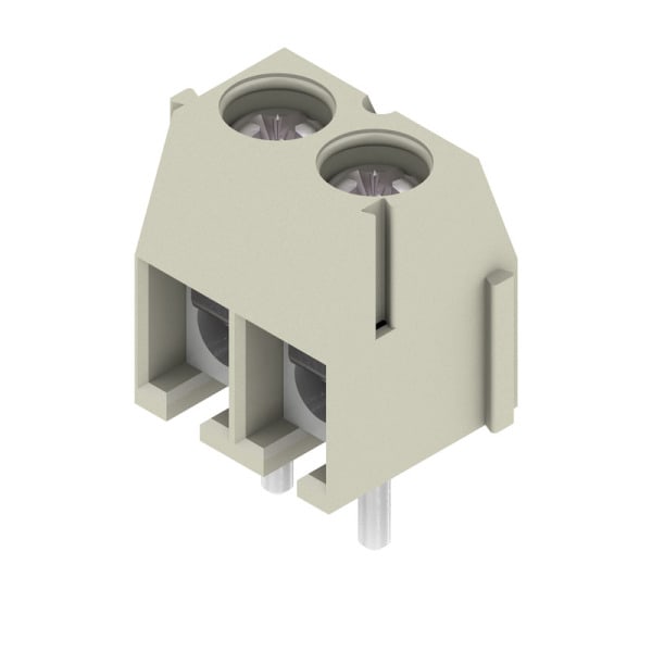 WEIDMÜLLER - Leiterplattenklemme, 3.50mm, Polzahl:2, Abgang: 90°, Druckbügel-Anschluss