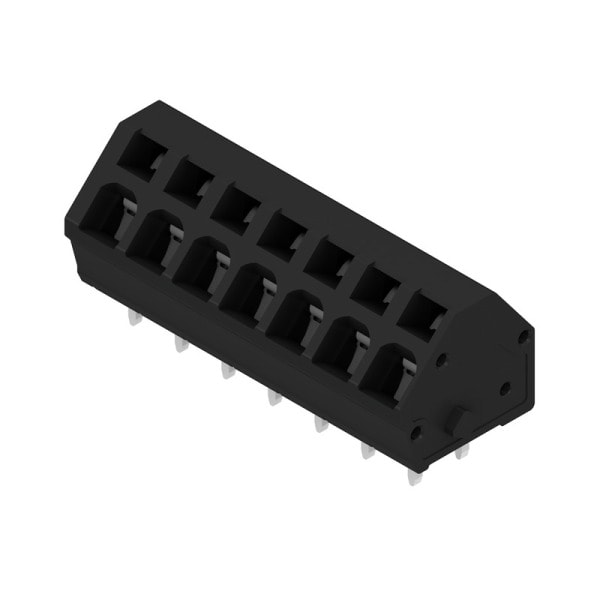 WEIDMÜLLER - Leiterplattenklemme, 5.00mm, Polzahl:7, Abgang: 135°