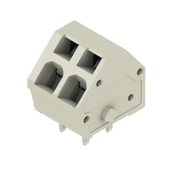 WEIDMÜLLER - Leiterplattenklemme, 5.00mm, Polzahl:3, Abgang: 135°